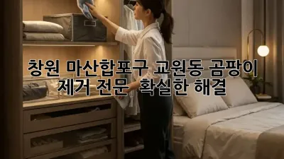 창원 마산합포구 교원동 곰팡이 제거 전문 🏠✨ 확실한 해결!